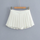 Women Fashion Solid Color Anti-Light Pleated Skirt