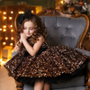 Toddler Girls Fashion Party Cute Bow Sequins Sleeveless Round Neck Tutu Princess Dress