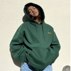 Fashion Casual Letter Printing Women'S Loose Long-Sleeved D.Green Top Sweatshirts