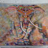 Bohemian Ethnic Style Elephant Print Tapestry