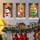 Cartoon Snowman Christmas Tree Home Decoration Self-Adhesive Wall Stickers