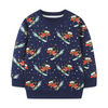 Kids Toddler Girls Boys Autumn Winter Fashion Casual Cute Christmas Cartoon Fawn Ski Print Round Neck Sweatshirts