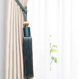 (Buy 1 Get 1) Creative Hang Ball Decor Curtain Tieback