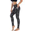 Women Casual High Waist Leopard Printed Quick Drying Pocket Yoga Leggings