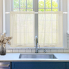 (Buy 1 Get 1) Waterproof Kitchen Linen Transparent Curtain