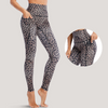 Women Casual High Waist Leopard Printed Quick Drying Yoga Leggings