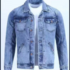 Men Casual Retro Multi Pocket Slim Denim Jacket