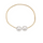 (Buy 1 Get 1) Light Luxury Pearl Alloy Metal Buckle Home Decoration Curtain Tieback