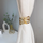 (Buy 1 Get 1) Light Luxury Curtain Strap Household Metal Hollow Leaf Curtain Tieback