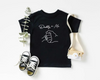 Daddy And Me Fist Parent-Child Outfit Family Father-Son Outfit Round Neck Short-Sleeved Top