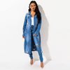 Women'S Fashion Ripped Denim Jacket