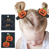 (Buy 1 Get 2) Halloween Children Cartoon Funny Pumpkin Bat Hair Clip