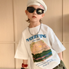 Children Kids Baby Fashion Boys Girls Short Sleeve Print T-Shirt