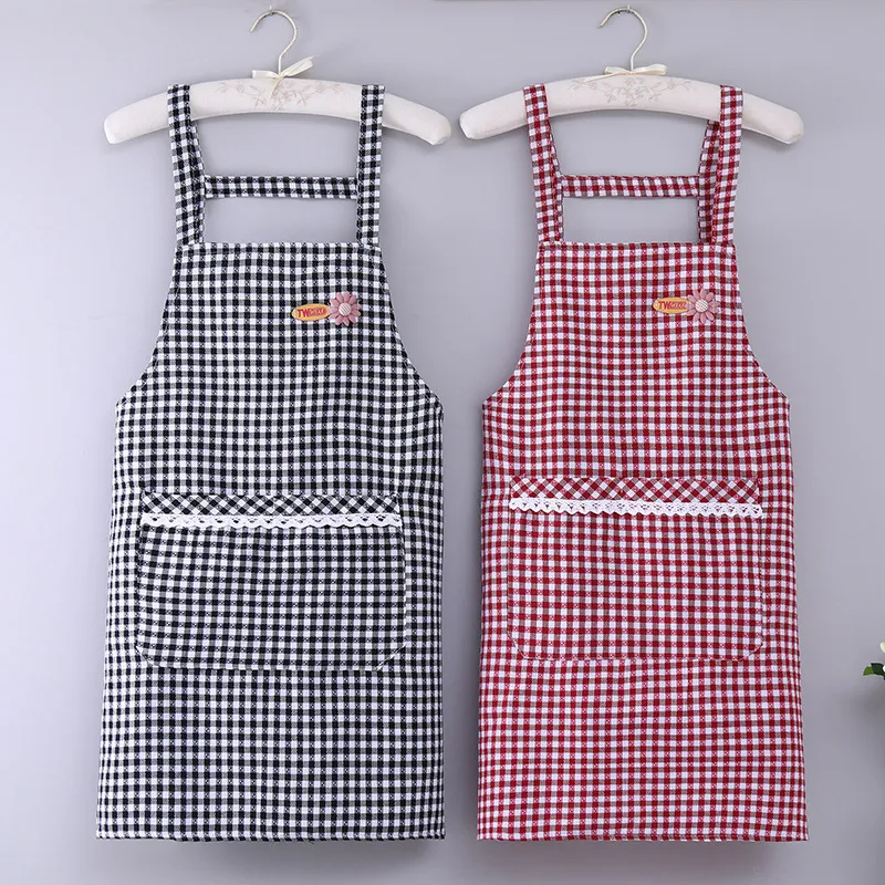 Modern Minimalist Cotton Kitchen Sleeveless Adult Anti-Oil Apron