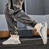 Men Summer Leisure Sports Versatile Mesh Cloth Flat Lace-Up Sneakers