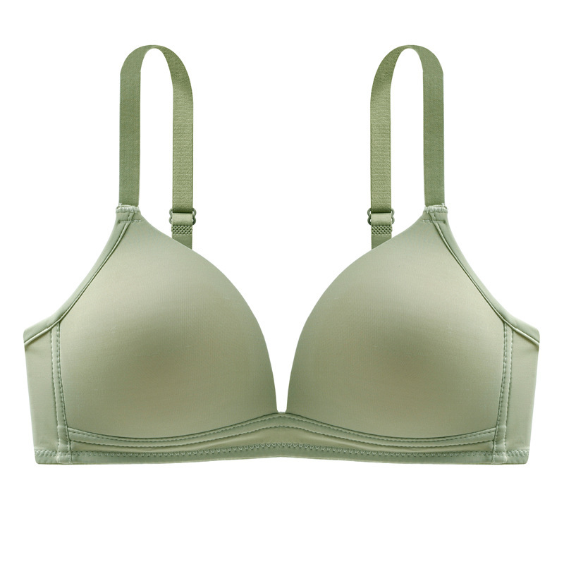 Women Basic Solid Color Comfortable Breathable Bra