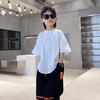 Boys Fashion Letter Ink Painting Casual T-Shirt