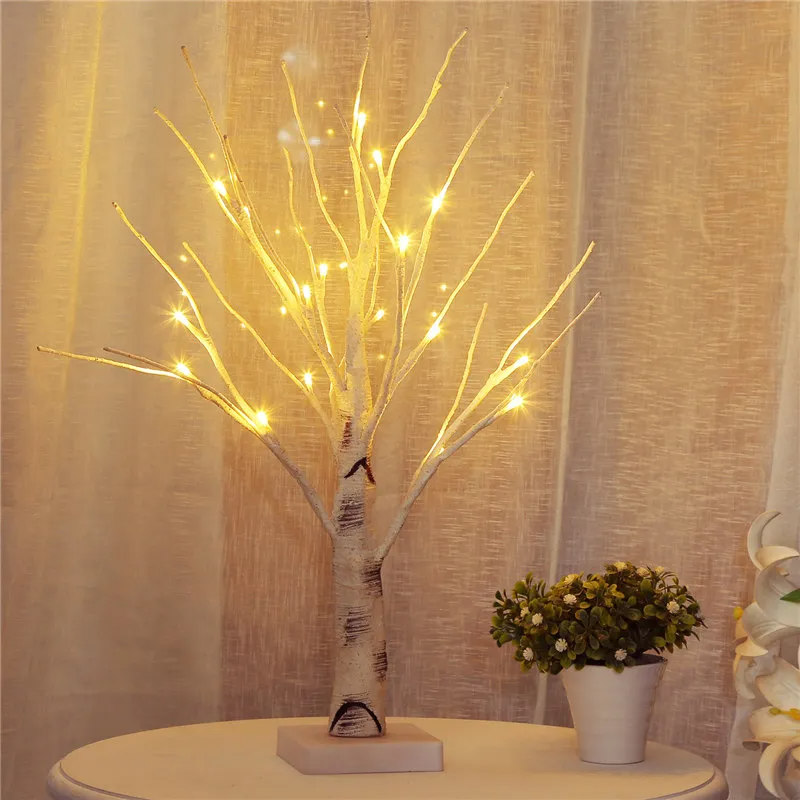 (Buy 1 Get 1) Christmas-Tree Interior Mini LED Birch Tree Light Xmas-Tree