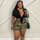 Fashion Casual Summer Women Camouflage Overlap Shorts