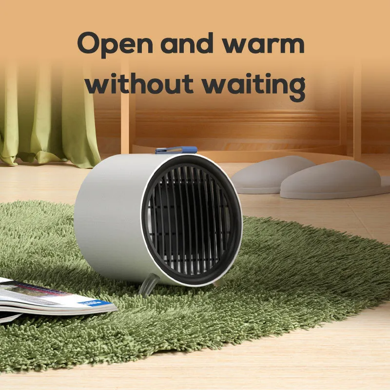 Indoor Heater Desktop Small Portable Fan Heater Dormitory Office Heater US And European Regulations