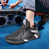 (Buy 1 Get 1) Men Fashion Casual Versatile Round-Toe Mesh Cloth Lace-Up Thick-Soled Sneakers