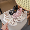 Children Kids Baby Fashion Girls Bowknot Princess Zipper Sandals Shoes