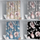 (Buy 1 Get 1) Nordic Retro Floral Complex Series Toilet Partition Curtain Digital Printing Shower Curtain