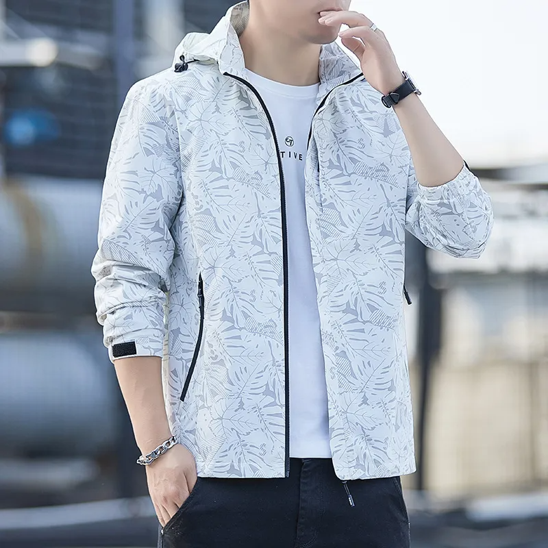 Men'S Fashion Zipper Camouflage Sports Jacket