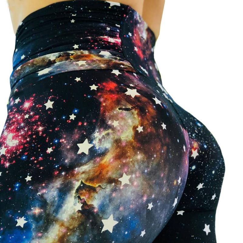 Fashion Starry Print Sports Leggings Pants