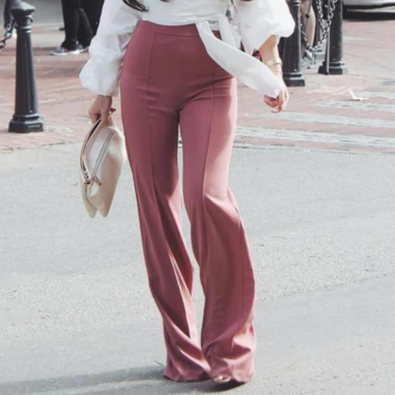 Casual Pants Autumn New Style Slightly Flared Trousers Fashion Wide Leg Pants Women