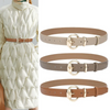 Women'S Fashion Casual Personality Alloy Pin Buckle Leather Belt