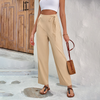 Women'S Fashion Casual Drape High Waist Wide Leg Pants