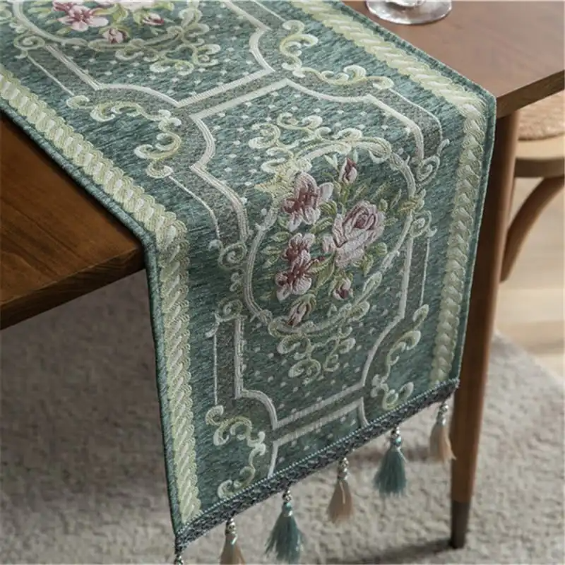 33*180cm/33*200cm Household Tassel Table Cloth