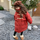 Kids Toddler Big Girls Winter Fashion Casual Solid Color Zipper Stand Collar Hooded Down Coat