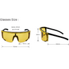 Fashion Windproof Rhinestone Decor Big Frame Sunglasses