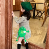 Children Kids Baby Fashion Girls Boys Cartoon Frog Knitted Chain Crossbody Messenger Bag