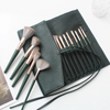 Buy One Get One, 14Pcs/Set Soft Bristle Loose Powder Brush Convenient With Pu Storage Bag