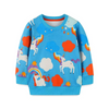 Kids Toddler Girls Boys Autumn Winter Fashion Casual Cute Cartoon Pony Cloud Print Round Neck Sweatshirts