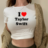 Women Simple Letter Print Round Neck Pullover Short-Sleeved T-Shirt