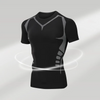 Men Casual Round Neck Short-Sleeved Quick-Drying Breathable Sports Top