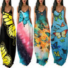Women Fashion Print Sleeveless Slip Dress