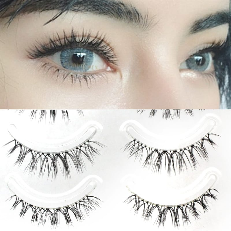 5 Pairs/Set 3D Women Magnetic Fiber False Eyelashes