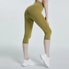 Women Naked Seamless High Waist Hip Lift Sports Leggings