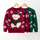 Children Kids Baby Fashion Girls Boys Casual Basic Long Sleeve Christmas Bear Knitted Sweater Top