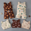 Toddlers Newborn Baby Fashion Girls Boys Casual Sleeveless Rainbow Cactus Print Top And Shorts 2pcs Set