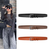 Women'S Fashion Casual Simple Alloy Pin Buckle Belt