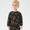 (Buy 1 Get 1) Children Kids Baby Fashion Boys Long Sleeve Cartoon Dinosaur Print Round Neck Pullover Sweatshirt