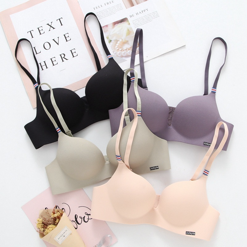 Women Basic Solid Color Comfortable Breathable Bra