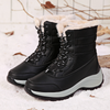 Women Fashion Plus Size Thick-Soled Velvet Warm Snow Boots