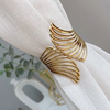 (Buy 1 Get 1) Household Simple Thickened Metal Hollow Wings Curtain Tieback